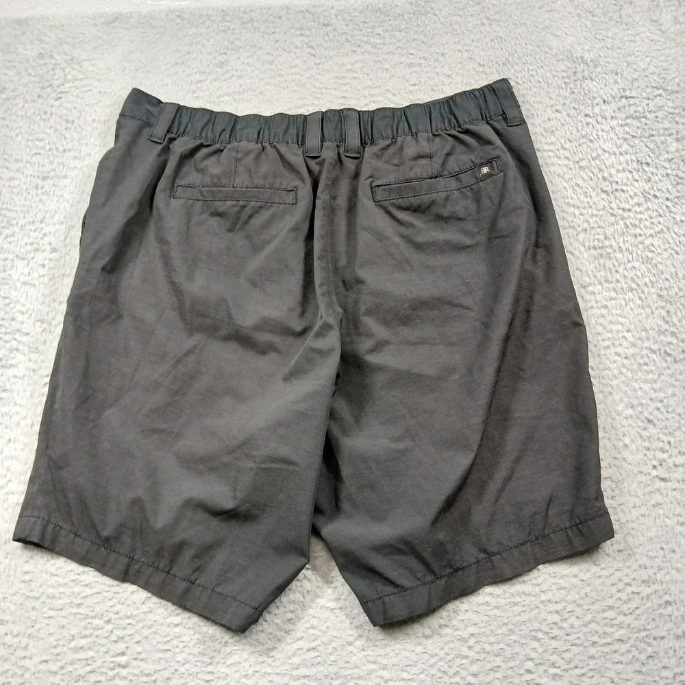 Banana Republic Men's Tech Shorts Size 38 Black Textured Performance Casual‎ EUC